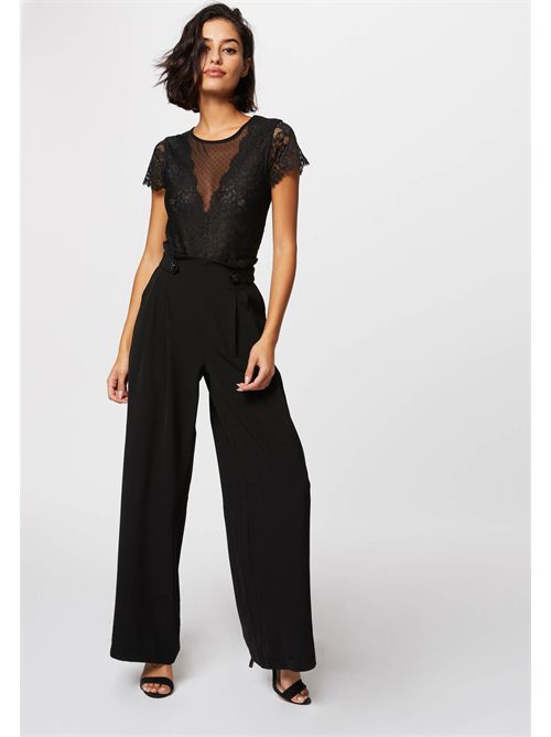 Body in pizzo nero trasparente DONAO MORGAN DE TOI | DONAO.NNOIR