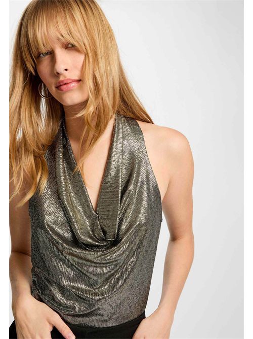 Top con scollo drappeggiato DREA MORGAN DE TOI | DREAJAUNE OR