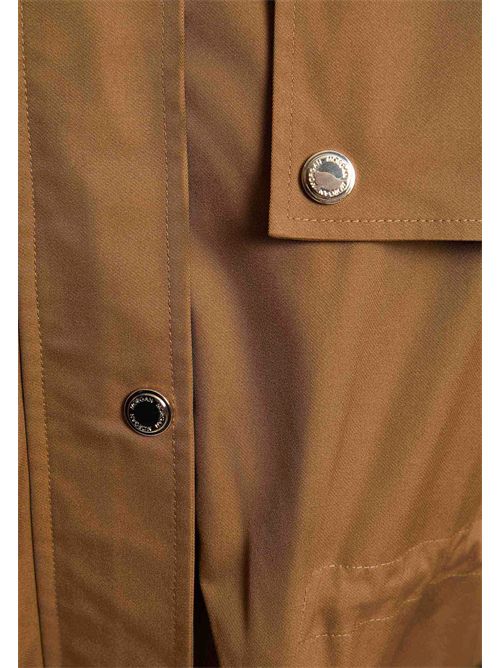 Parka lungo dalla linea moderna con collo in ecopelliccia GAPI ( TAGLIE FRANCESI ) MORGAN DE TOI | GAPICAMEL