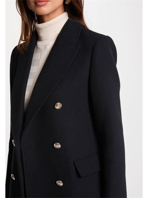 Cappotto doppiopetto elegante e versatile GCHA - TAGLIE FRANCESI MORGAN DE TOI | GCHANAVY BLUE