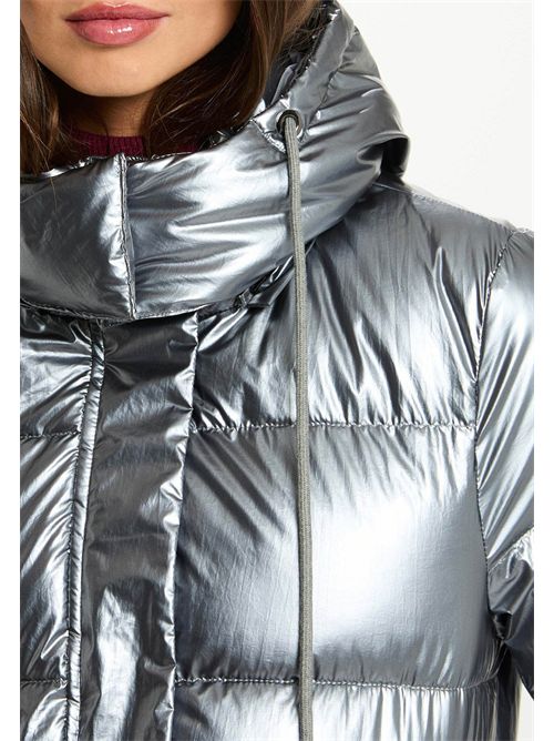 Piumino lungo donna effetto metallizzato GDONA - TAGLIE FRANCESI MORGAN DE TOI | GDONACOULEUR ARGENT