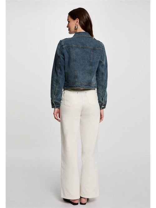 Giacca in denim GPERF ( TAGLIE FRANCESI ) MORGAN DE TOI | GPERFDENIM STONE