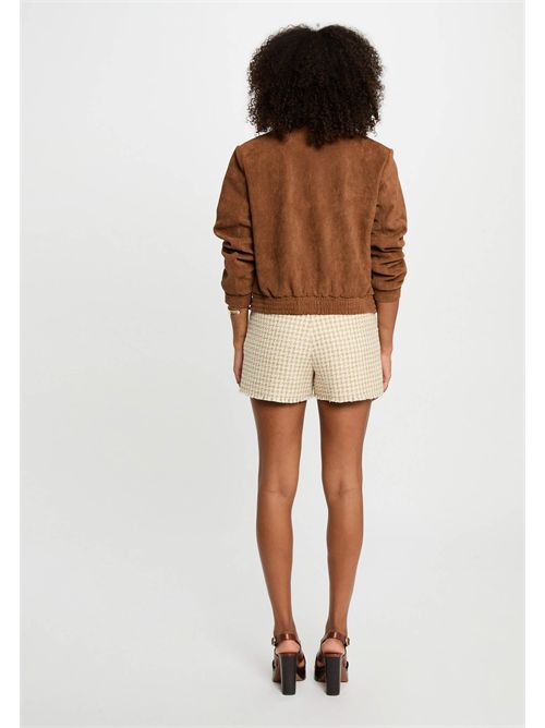 Giacca marrone effetto suede GPOKEL ( TAGLIE FRANCESI ) MORGAN DE TOI | GPOKELMARRON COGNAC