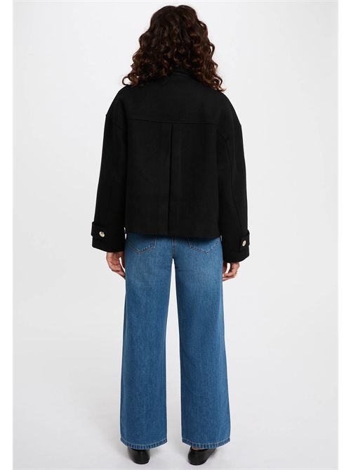 Cappotto corto GSTAM ( TAGLIE FRANCESI ) MORGAN DE TOI | GSTAMNOIR