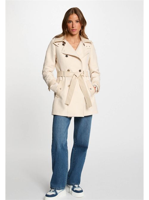 Trench doppiopetto beige con cintura GZIMA - TAGLIE FRANCESI MORGAN DE TOI | GZIMAIVOIRE