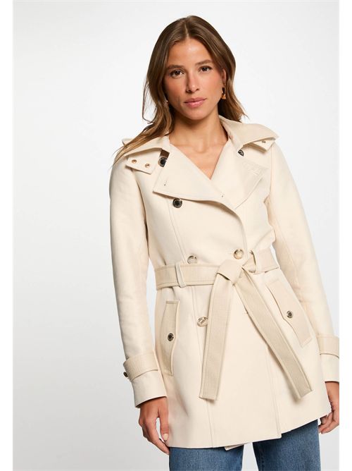 Trench doppiopetto beige con cintura GZIMA - TAGLIE FRANCESI MORGAN DE TOI | GZIMAIVOIRE