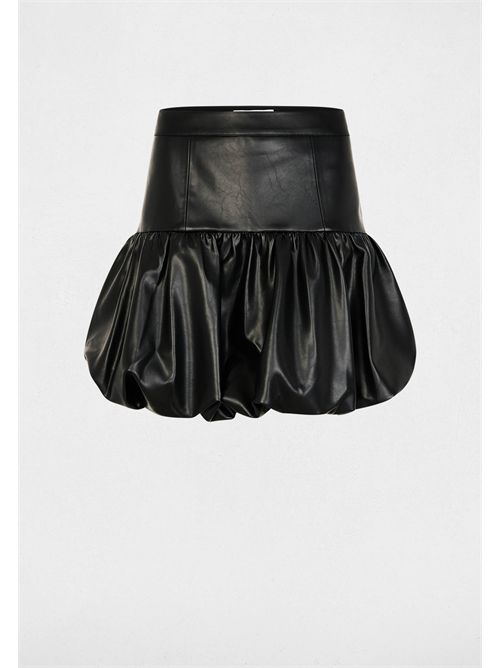 Gonna corta in ecopelle dal design moderno ( TAGLIE FRANCESI ) MORGAN DE TOI | JEDNOIR