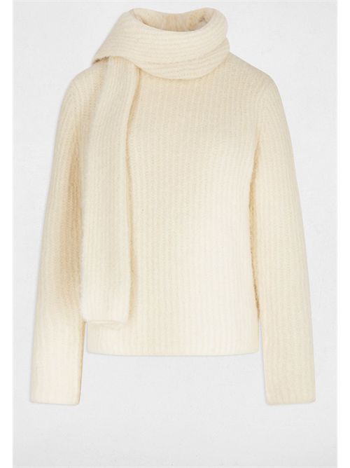 Pullover effetto peluche, con sciarpa integrata MACHA MORGAN DE TOI | MACHAIVOIRE