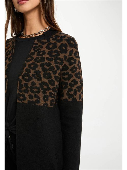 Long cardigan with animal print MBLEO MORGAN DE TOI | MBLEOMULTICOLORE