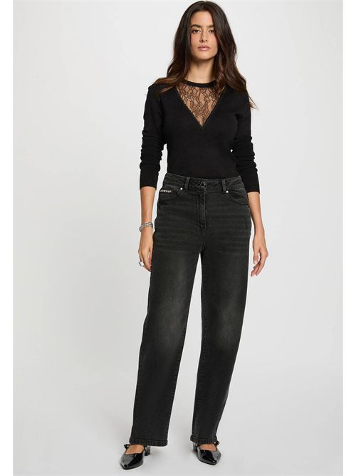 Maglia con inserto in pizzo MCHANTI MORGAN DE TOI | MCHANTINOIR