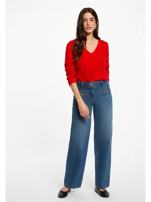 Maglia cropped con scollo a V MCHEPA MORGAN DE TOI | MCHEPAROUGE