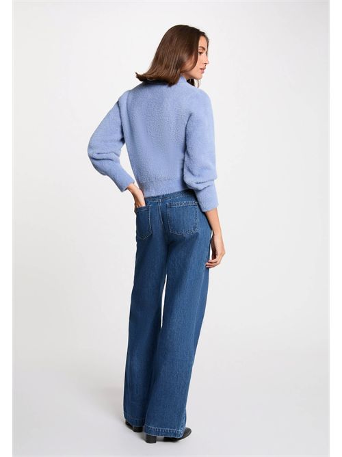 Cardigan con colletto a revers MDOMI MORGAN DE TOI | MDOMIBLEU