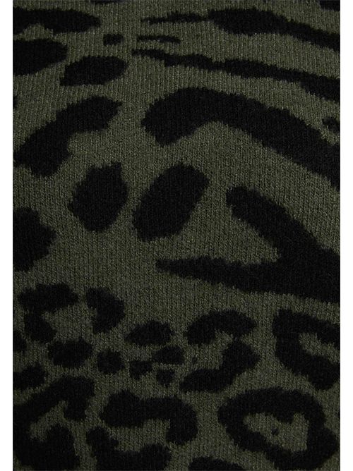 maglia jacquard con stampa animalier MFELIXA MORGAN DE TOI | MFELIXAVERT KAKI