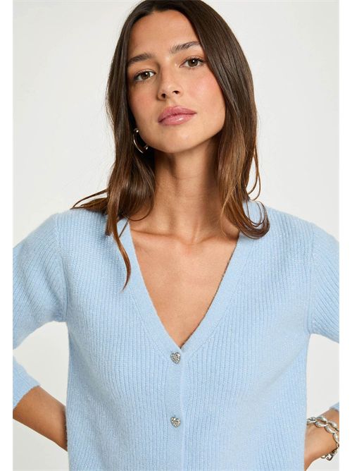 Cardigan con scollo a V e bottoni MIMO MORGAN DE TOI | MIMOBLEU CIEL