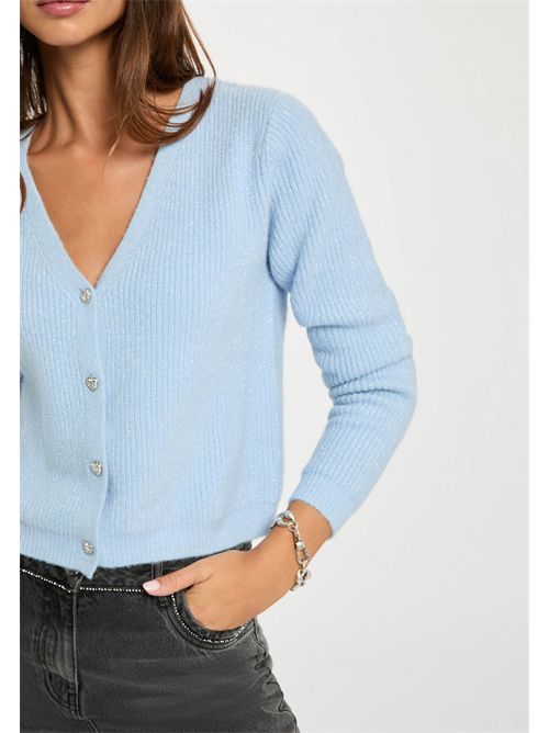 Cardigan con scollo a V e bottoni MIMO MORGAN DE TOI | MIMOBLEU CIEL