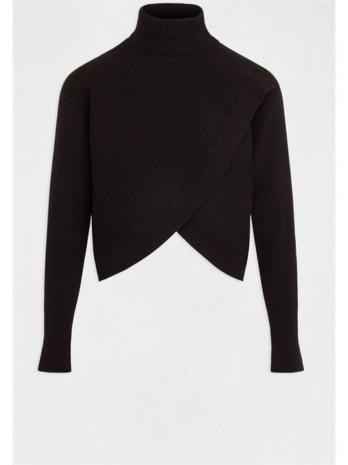 Maglia a collo alto con dettaglio incrocio sul davanti MISS MORGAN DE TOI | MISSNOIR