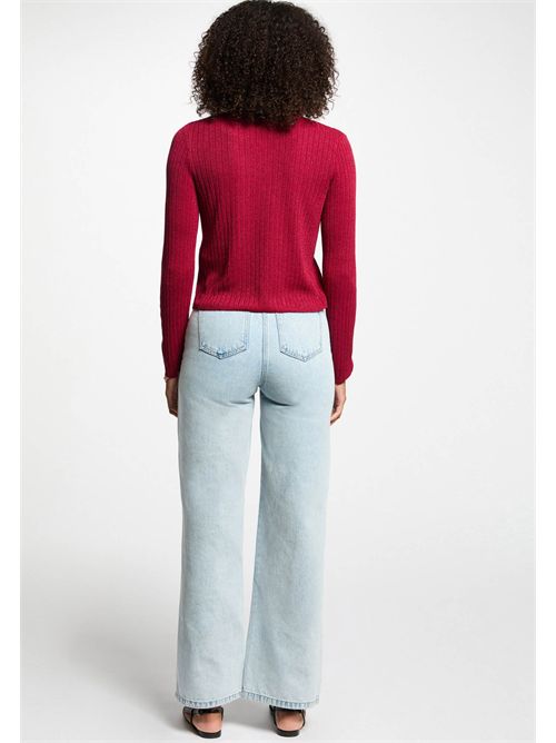 Cardigan corto MIZOR MORGAN DE TOI | MIZORROUGE FONCÉ