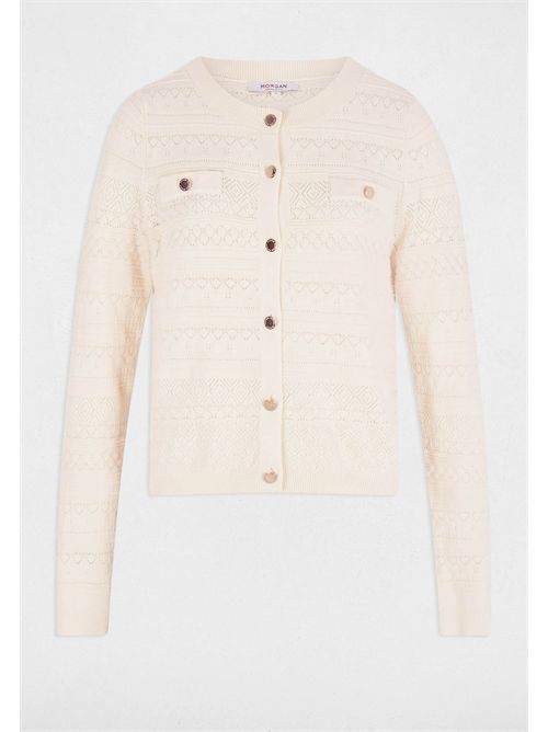 Cardigan traforato MNAHIA MORGAN DE TOI | MNAHIAIVOIRE
