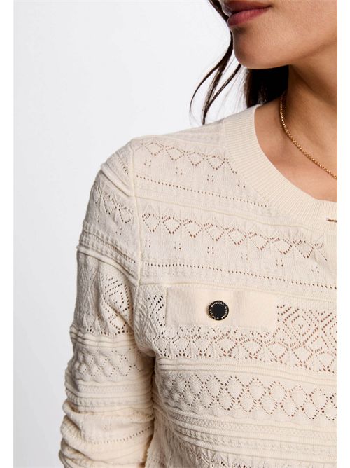 Cardigan traforato MNAHIA MORGAN DE TOI | MNAHIAIVOIRE