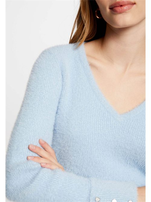 Maglia morbida con scollo a V MOOVE1 MORGAN DE TOI | MOOVE1BLEU