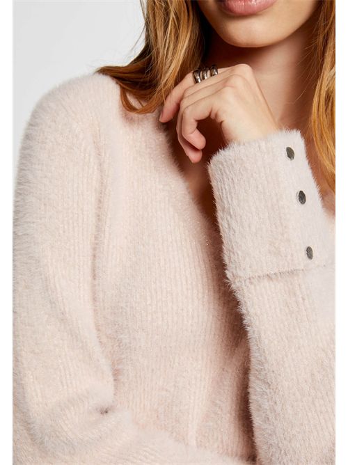 Maglia morbida con scollo a V MOOVE1 MORGAN DE TOI | MOOVE1ROSE