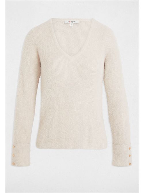 Maglia morbida con scollo a V MOOVE1 MORGAN DE TOI | MOOVE1SABLE