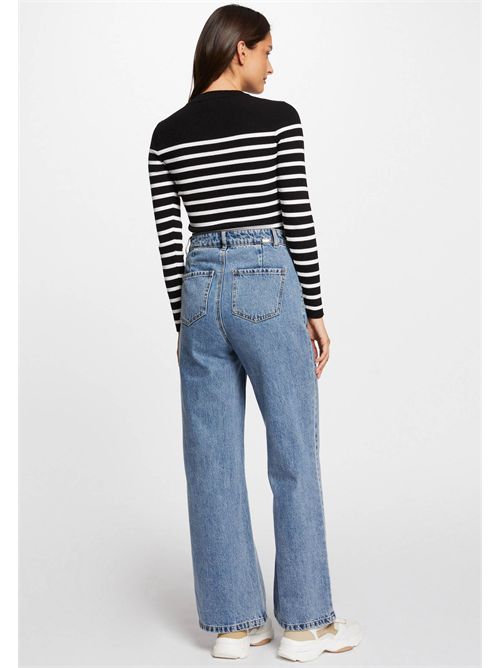 Striped sweater with buttons on the shoulder MRAY MORGAN DE TOI | MRAYNOIR