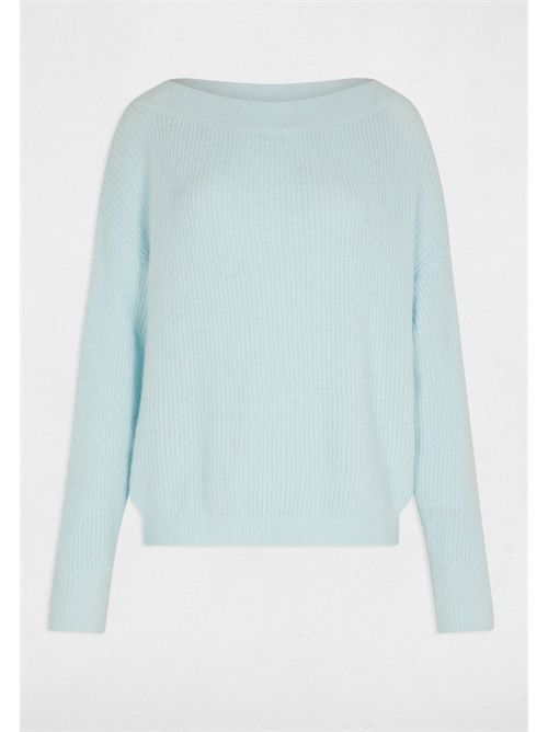 Sweater with a round neckline and wide sleeves MREIN MORGAN DE TOI | MREINEBLEU CIEL