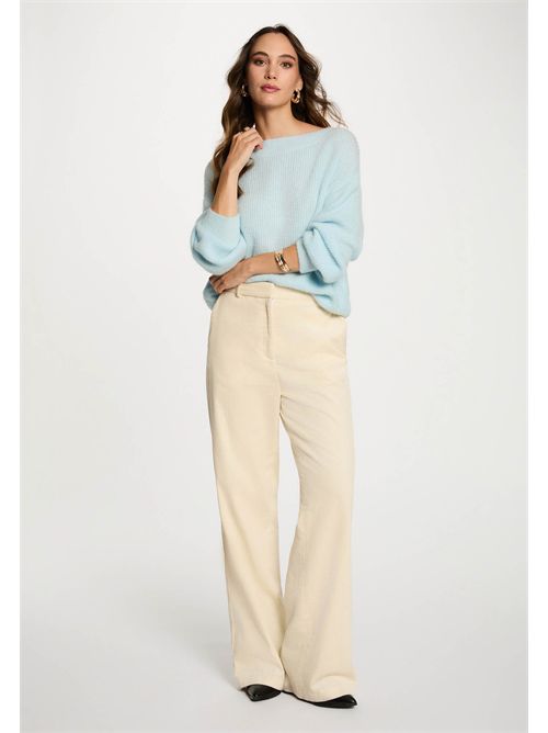 Sweater with a round neckline and wide sleeves MREIN MORGAN DE TOI | MREINEBLEU CIEL