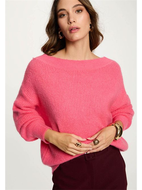 Sweater with a round neckline and wide sleeves MREIN MORGAN DE TOI | MREINEROSE FUSHIA