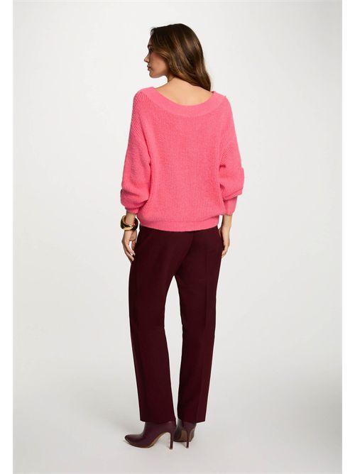 Sweater with a round neckline and wide sleeves MREIN MORGAN DE TOI | MREINEROSE FUSHIA