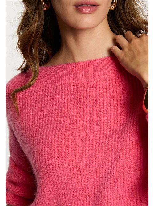 Sweater with a round neckline and wide sleeves MREIN MORGAN DE TOI | MREINEROSE FUSHIA
