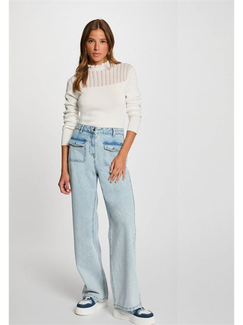 Shirt with ruffled collar MSNOWI MORGAN DE TOI | MSNOWIWHITE