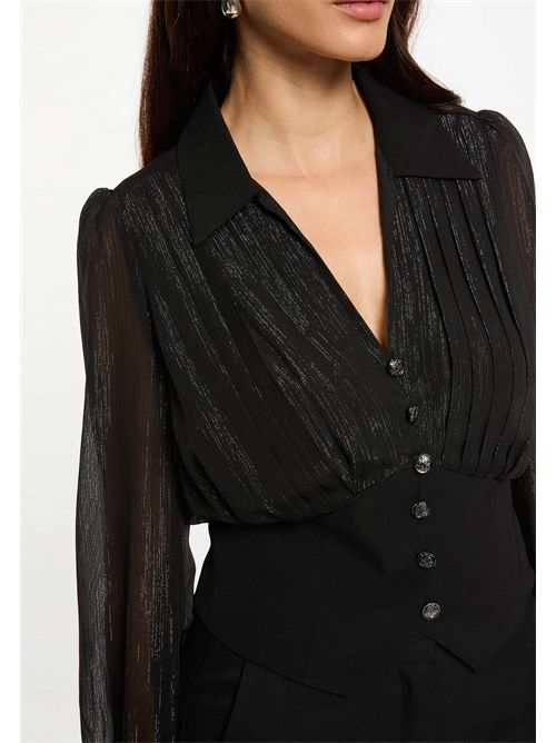 Camicia con maniche trasparenti OPLAM ( TAGLIE FRANCESI ) MORGAN DE TOI | OPLAMNOIR