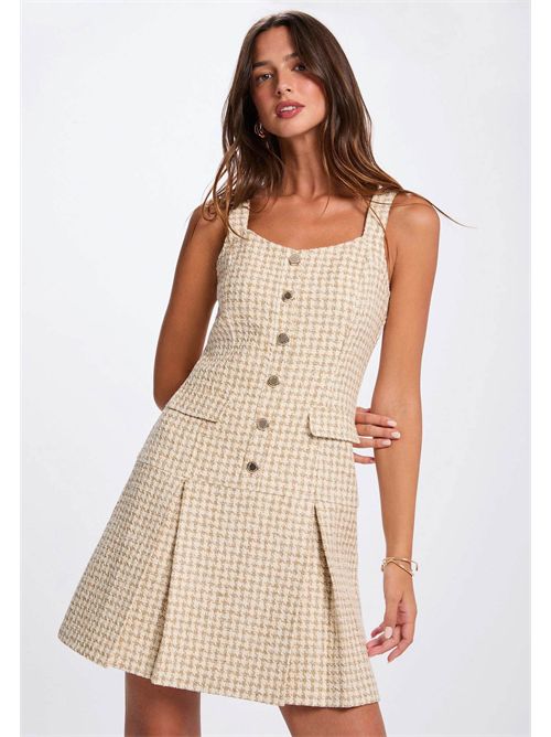 Short dress with houndstooth pattern RAVEN.F (FRENCH SIZES) MORGAN DE TOI | RAVEN.FMULTICOLORE