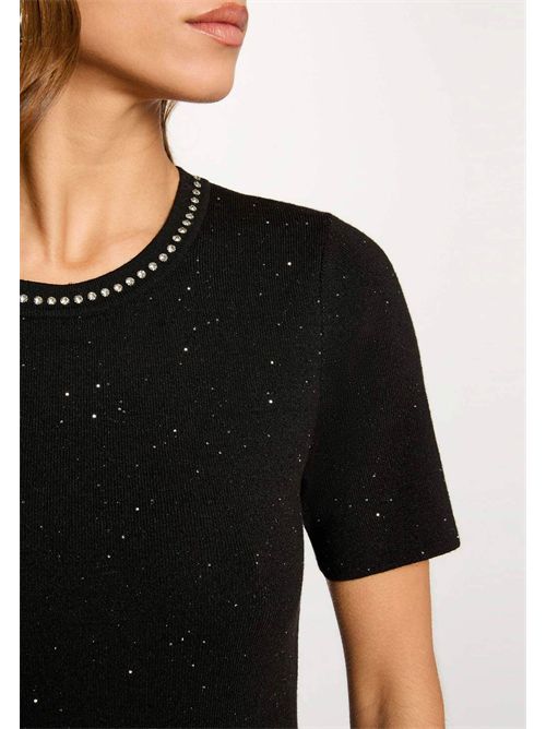Abito corto in maglia con dettagli luminosi RMAUD MORGAN DE TOI | RMAUDNOIR