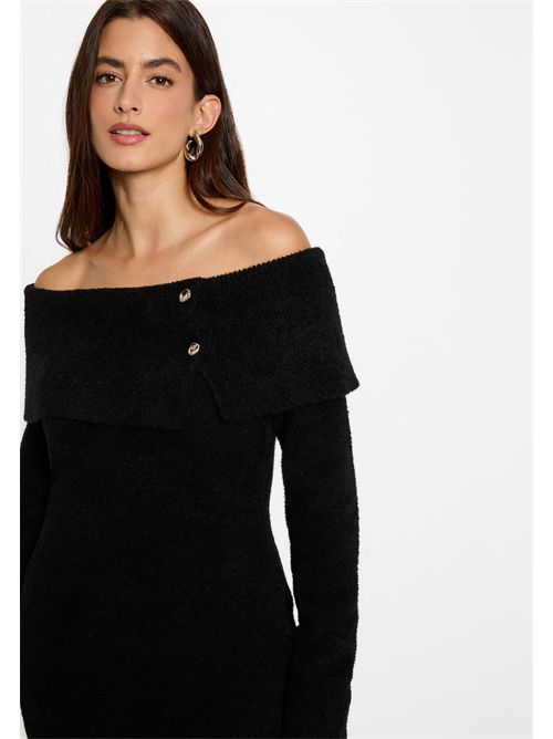 Abito corto con spalle scoperte e bottoni decorativi RMBOGO MORGAN DE TOI | RMBOGONOIR