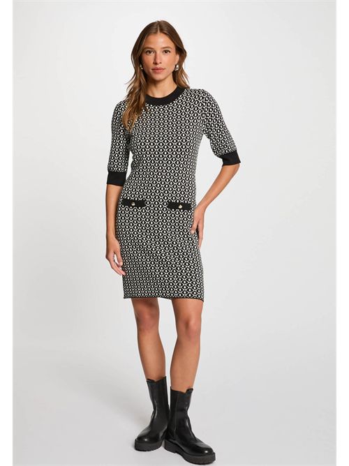 short knitted dress with geometric pattern RMSIXTA MORGAN DE TOI | RMSIXTANOIR