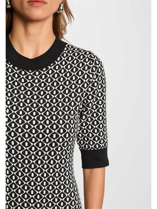 short knitted dress with geometric pattern RMSIXTA MORGAN DE TOI | RMSIXTANOIR