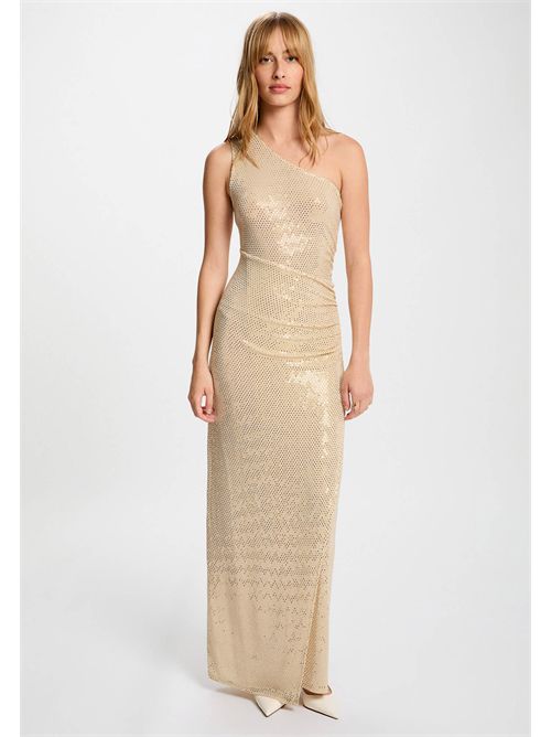 Abito lungo monospalla con paillettes RSHOK ( TAGLIE FRANCESI ) MORGAN DE TOI | RSHOKCOULEUR ARGENT