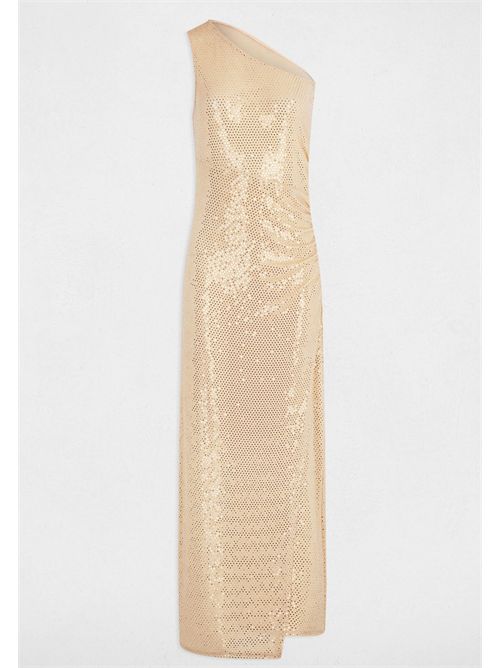 Abito lungo monospalla con paillettes RSHOK ( TAGLIE FRANCESI ) MORGAN DE TOI | RSHOKCOULEUR ARGENT