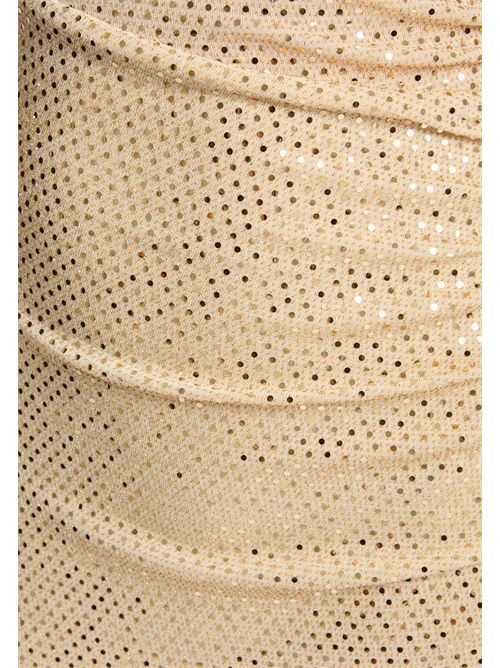 Abito lungo monospalla con paillettes RSHOK ( TAGLIE FRANCESI ) MORGAN DE TOI | RSHOKCOULEUR ARGENT