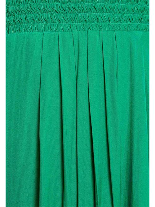 Asymmetrical green sleeveless dress RWALLY - FRENCH SIZES MORGAN DE TOI | RWALLYVERT ÉMERAUDE