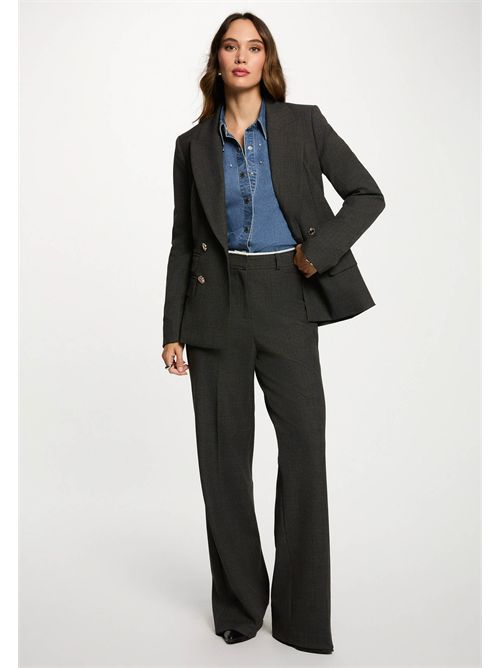 Giacca blazer dal taglio dritto VTARY.F ( TAGLIE FRANCESI ) MORGAN DE TOI | VTARY.FGRIS MOYEN