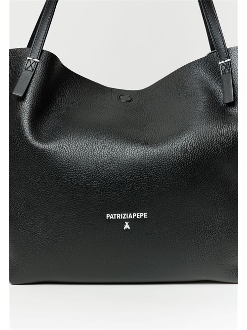 Calf leather shopper bag 2B0130L148 PATRIZIA PEPE | 2B0130L148K103