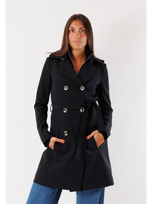 Trench Doppiopetto in Tessuto Tecnico CO0188 PATRIZIA PEPE | CO0188A2AWK103
