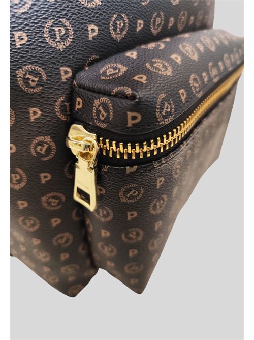 All over monogram backpack TE8412PP03Q1100A POLLINI | TE8412PP03Q1100APVC NERO -VIT.NERO