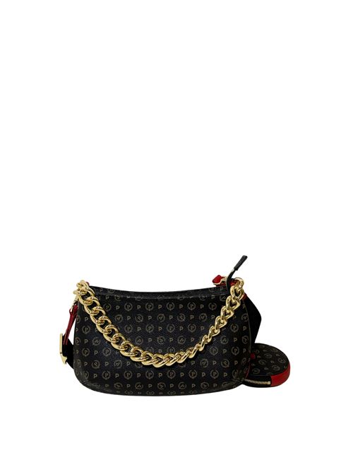 Heritage Logo Classic Shoulder Bag TE8490 POLLINI | TE8490PP0FQ1100BPVC NERO-VIT.LACCA