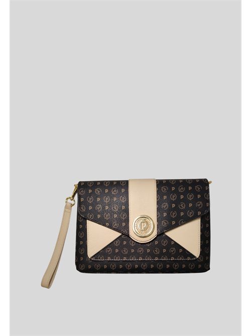 HERITAGE BAG TE8503PP0GQ1100C POLLINI | TE8503PP0GQ1100CPVC NERO -VIT.AVORIO