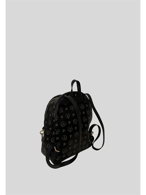 Zaino  linea Heritage con monogramma all over e dettagli in metallo dorato TE8546 POLLINI | TE8546PP0NQ2D00APU-VITELL-GR.PU NERO